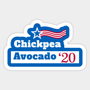 Chickpea Avocado 2020 Sticker